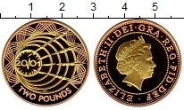 Продать Монеты Великобритания 2 фунта 2001 Золото