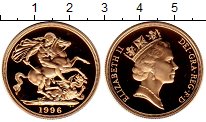 Продать Монеты Великобритания 2 фунта 1996 Золото