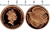 Продать Монеты Великобритания 2 фунта 1995 Золото