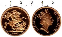 Продать Монеты Великобритания 2 фунта 1993 Золото