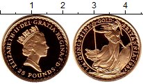 Продать Монеты Великобритания 25 фунтов 1987 Золото