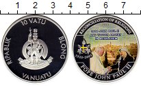 Продать Монеты Вануату 10 вату 2011 Посеребрение