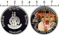 Продать Монеты Вануату 10 вату 2011 Посеребрение