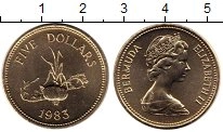 Продать Монеты Бермудские острова 5 долларов 1983 Латунь