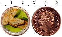 Продать Монеты Гибралтар 2 пенса 2000 Бронза