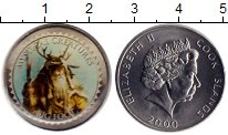 Продать Монеты Острова Кука 5 центов 2000 Никель