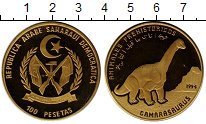Продать Монеты Сахара 100 песет 1994 Латунь
