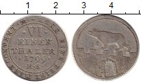 Продать Монеты Ангальт 1/6 талера 1799 Серебро