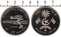 Продать Монеты Мальдивы 25 руфий 1984 Медно-никель