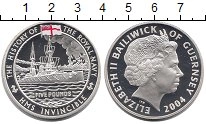 Продать Монеты Гернси 5 фунтов 2004 Серебро