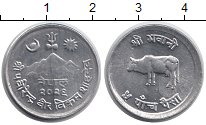 Продать Монеты Непал 5 пайса 1972 Алюминий