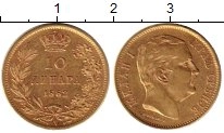 Продать Монеты Сербия 20 лей 1882 Золото