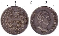 Продать Монеты Франция 1/2 франка 1805 Серебро