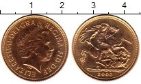 Продать Монеты Великобритания 1 соверен 2003 Золото