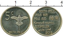 Продать Монеты Антарктида 5 центов 2013 Латунь