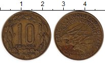 Продать Монеты Французская Экваториальная Африка 10 франков 1961 Латунь