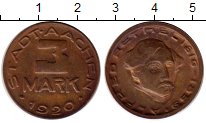 Продать Монеты Германия : Нотгельды 3 марки 1920 Бронза
