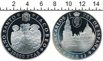 Продать Монеты Испания 10000 песет 1993 Серебро