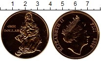 Продать Монеты Фиджи 1 доллар 2009 Латунь