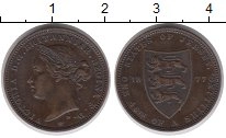 Продать Монеты Остров Джерси 50 центов 1877 Бронза