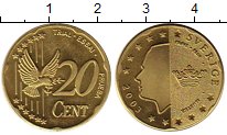 Продать Монеты Швеция 20 евроцентов 2003 Латунь
