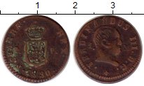 Продать Монеты Наварра 1 мараведи 1830 Медь