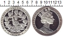 Продать Монеты Остров Мэн 5 крон 1987 Серебро