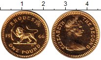 Продать Монеты Родезия 1 фунт 1966 Золото