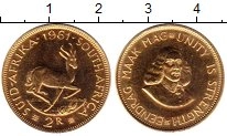 Продать Монеты ЮАР 2 ранда 1961 Золото