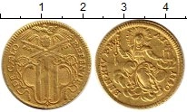 Продать Монеты Ватикан 1 цехин 1740 Золото