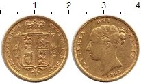 Продать Монеты Великобритания 1/2 соверена 1885 Золото