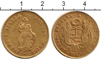 Продать Монеты Перу 2 эскудо 1853 Золото