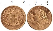 Продать Монеты Швейцария 20 франков 1925 Золото