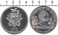 Продать Монеты Гвинея 500 сили 1977 Серебро