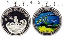Продать Монеты Палау 5 долларов 2005 Серебро
