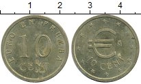 Продать Монеты Испания 10 евроцентов 0 Латунь