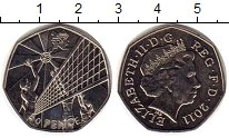Продать Монеты Великобритания 50 пенсов 2011 Медно-никель