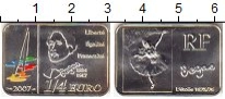 Продать Монеты Франция 1/4 евро 2007 Серебро