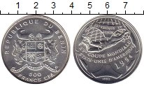 Продать Монеты Бенин 500 франков 1992 Серебро