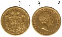 Продать Монеты Португалия 20 франков 1855 Золото