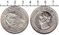 Продать Монеты Перу 1 песо 1984 Серебро