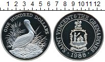 Продать Монеты Сент-Винсент 100 долларов 1988 Серебро