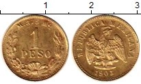 Продать Монеты Мексика 1 песо 1903 Золото