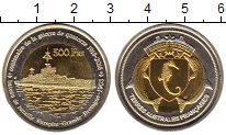 Продать Монеты Антарктика - Французские территории 500 франков 2018 Биметалл