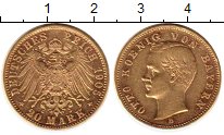 Продать Монеты Бавария 20 марок 1905 Золото