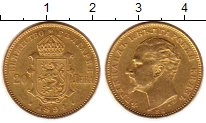 Продать Монеты Болгария 20 лев 1894 Золото