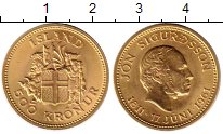 Продать Монеты Исландия 500 крон 1961 Золото