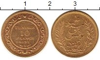 Продать Монеты Тунис 10 франков 1891 Золото