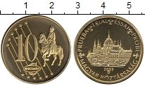 Продать Монеты Венгрия 10 евроцентов 2003 Латунь