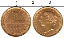 Продать Монеты Ньюфаундленд 2 доллара 1882 Золото